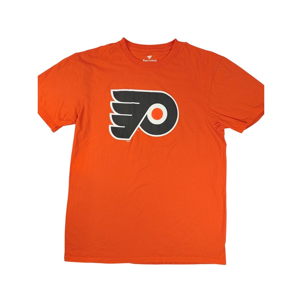 Philadelphia Flyers NHL Fanatics T-Shirt Mens Medium Orange Graphic Tee